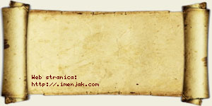 Isidora Džamić vizit kartica